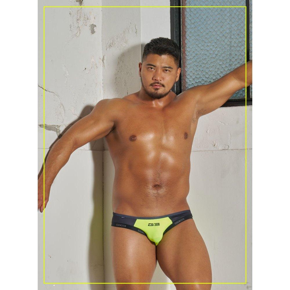 日本GX3 光澤霓虹比基尼三角褲 金屬亮澤感運動比基尼內褲 2入 K2218-細節圖4