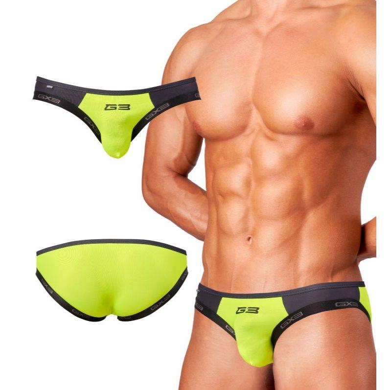 日本GX3 光澤霓虹比基尼三角褲 金屬亮澤感運動比基尼內褲 2入 K2218-細節圖8