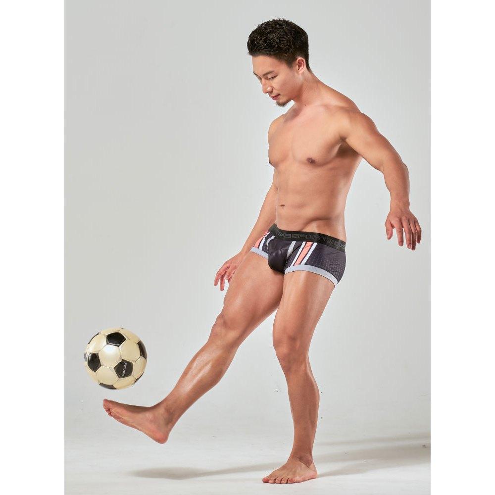日本 GX3 GLOSS SPORTS KICK OFF 美式足球風四角褲 亮澤感平角內褲 2入 K1860-細節圖5