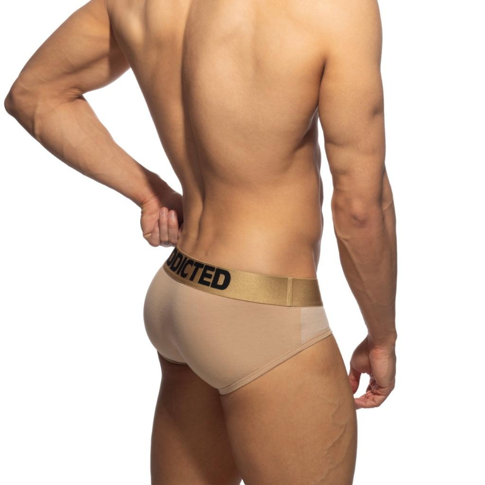 ADDICTED 火焰拉絲棉質透氣運動三角褲 AD基本款內褲 性感內著 AD2207-細節圖3