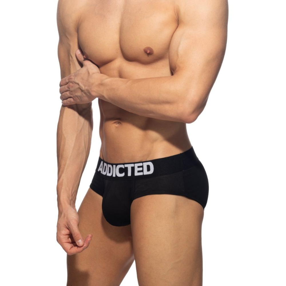 ADDICTED 火焰拉絲棉質透氣運動三角褲 AD基本款內褲 性感內著 AD2207-細節圖5