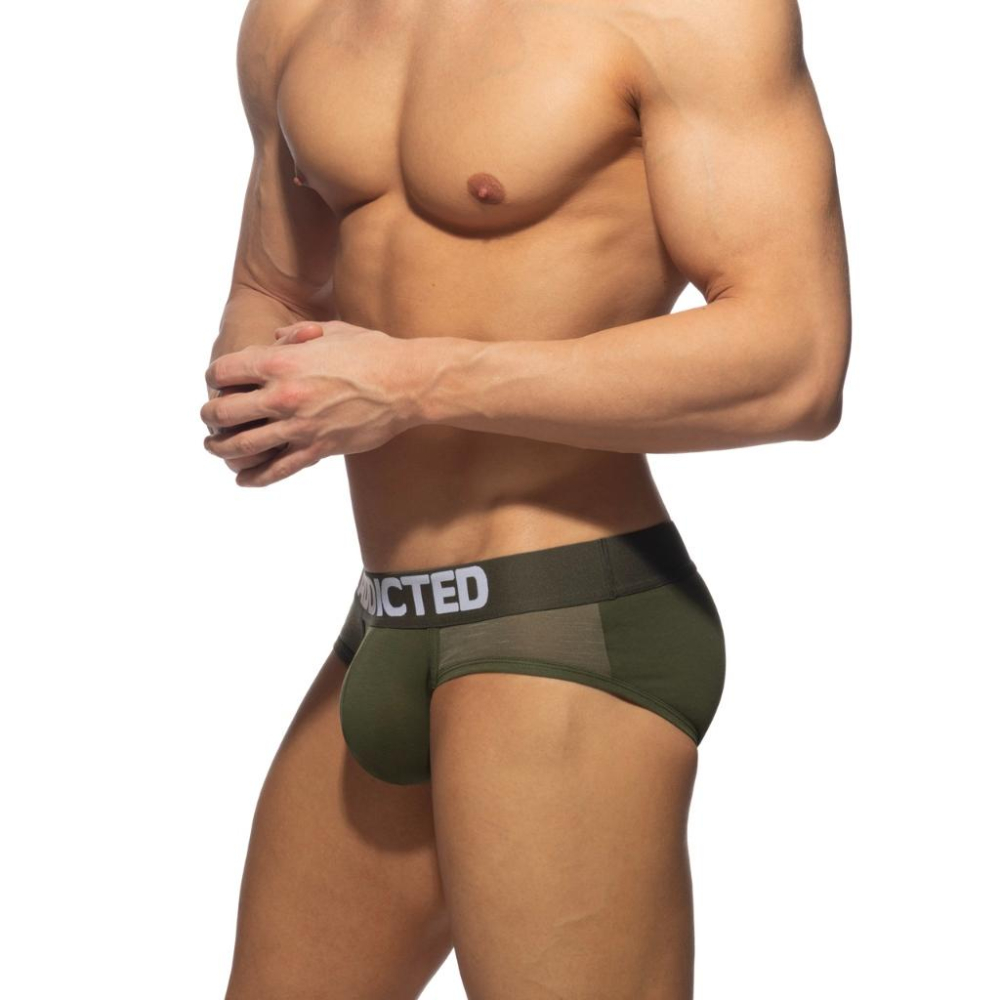 ADDICTED 火焰拉絲棉質透氣運動三角褲 AD基本款內褲 性感內著 AD2207-細節圖8