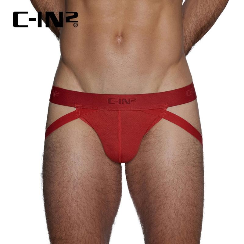 C-IN2 時尚極簡網狀後空三角褲 CIN2運動素色透氣網眼後空內褲 吸濕排汗 C4626-細節圖6