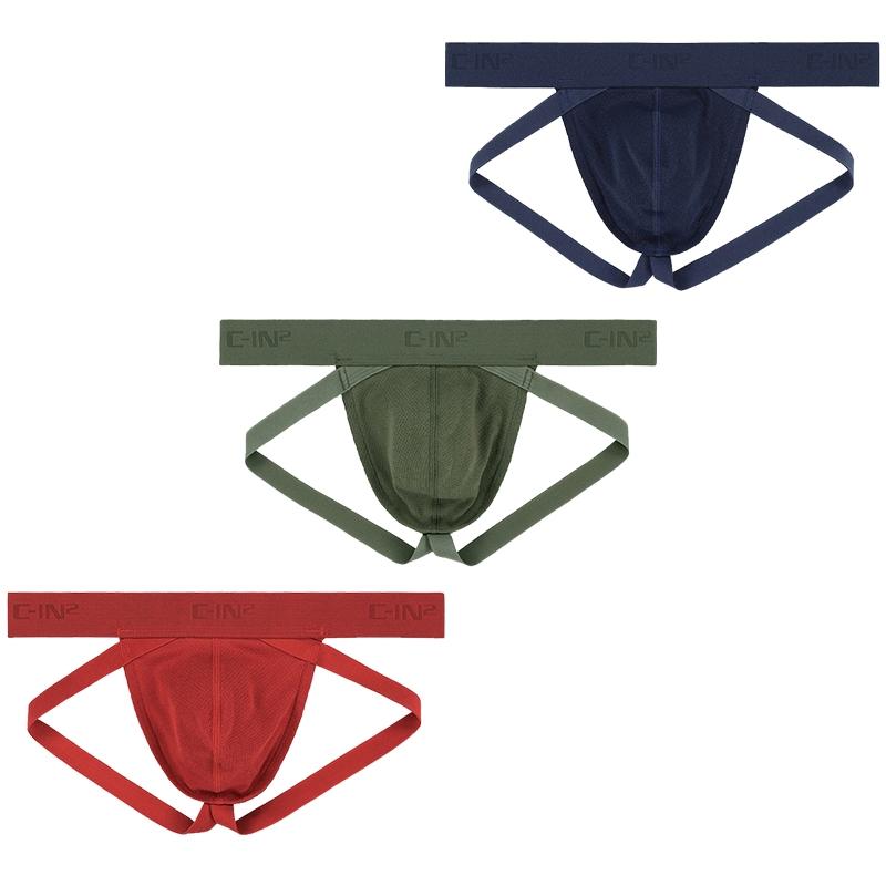 C-IN2 時尚極簡網狀後空三角褲 CIN2運動素色透氣網眼後空內褲 吸濕排汗 C4626-細節圖8