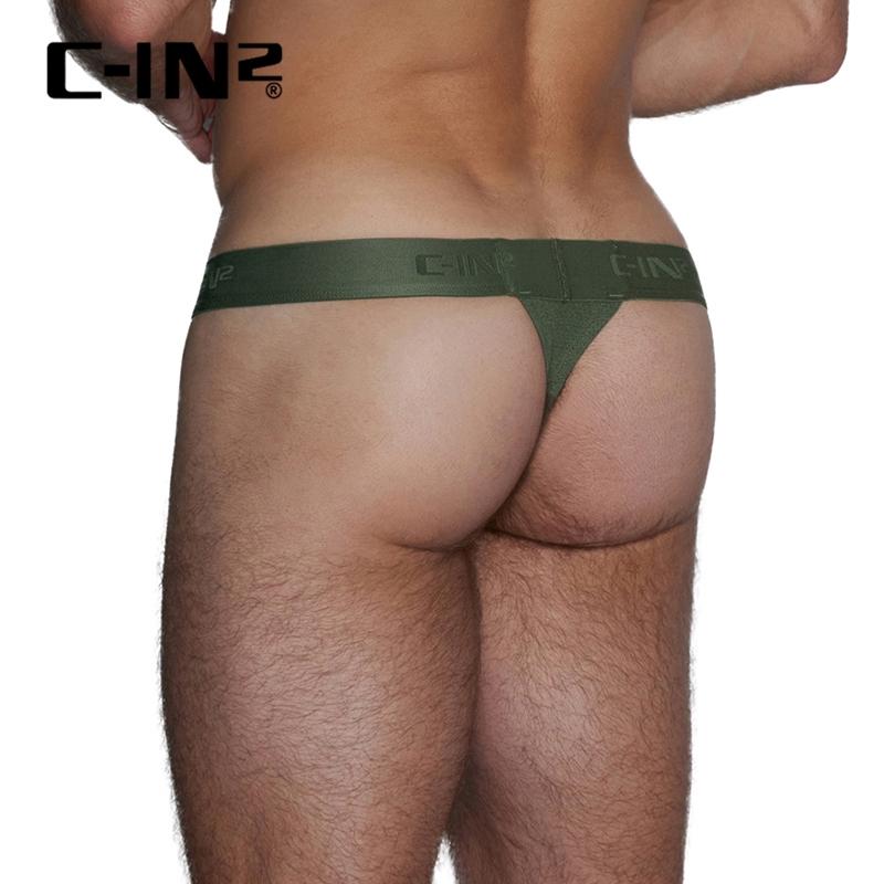 C-IN2 時尚極簡網狀丁字褲 CIN2運動素色透氣網眼內褲 簡單純色後空內著 吸濕排汗 C4602-細節圖3