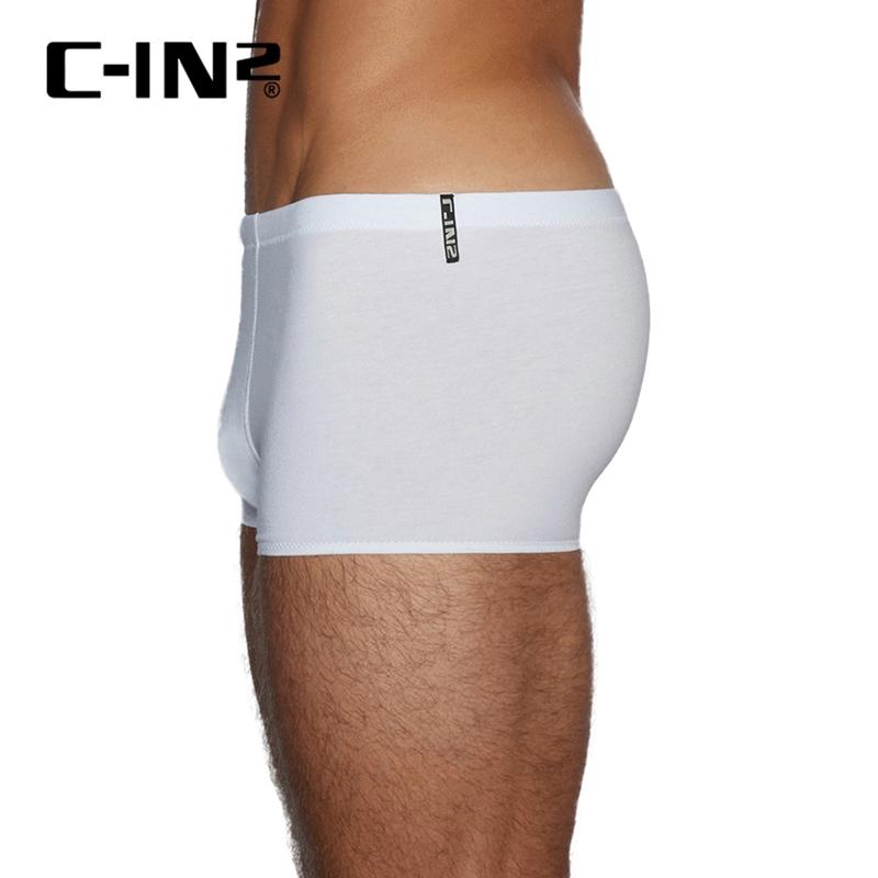 C-IN2 奢華棉莫代爾混紡四向彈性四角褲 CIN2純色低調運動平角內褲 簡單時尚 C2323-細節圖6