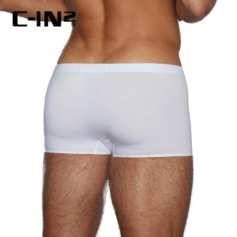 C-IN2 奢華棉莫代爾混紡四向彈性四角褲 CIN2純色低調運動平角內褲 簡單時尚 C2323-細節圖7