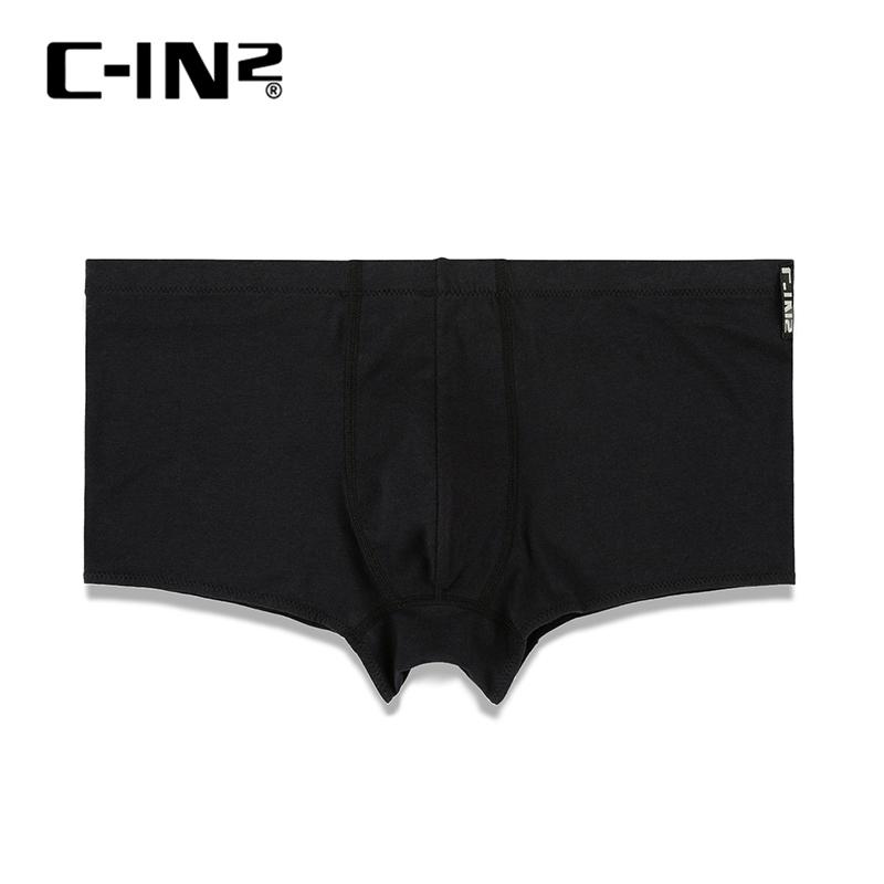 C-IN2 奢華棉莫代爾混紡四向彈性四角褲 CIN2純色低調運動平角內褲 簡單時尚 C2323-細節圖8