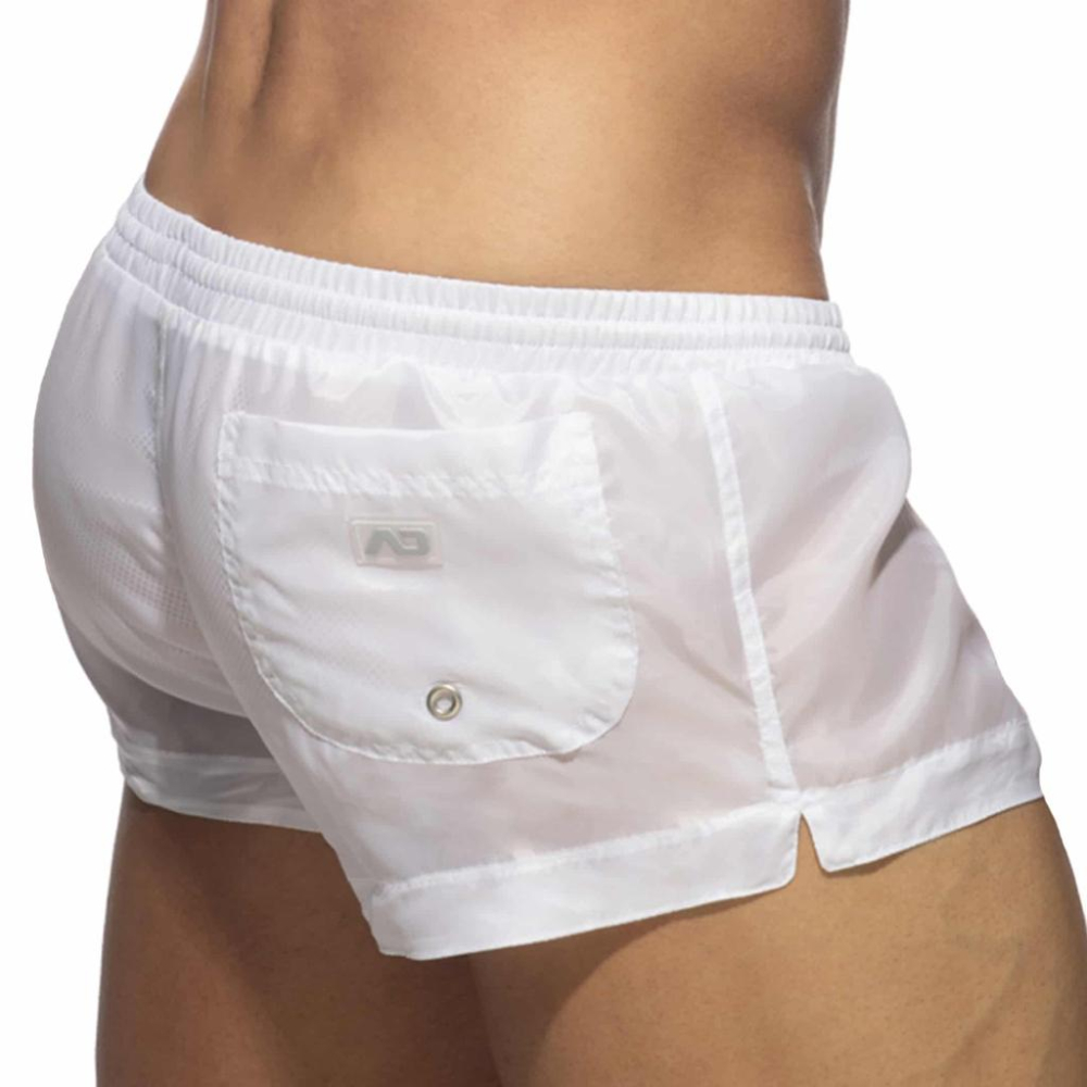 ADDICTED 低腰迷你游泳短褲 泳池派對  AD運動四角泳褲 休閒短褲 透明泳褲 透視感 AD2250-細節圖4