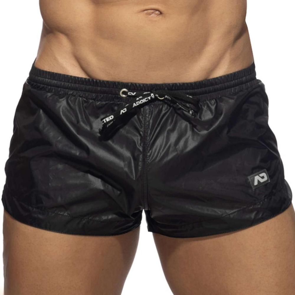 ADDICTED 低腰迷你游泳短褲 泳池派對  AD運動四角泳褲 休閒短褲 透明泳褲 透視感 AD2250-細節圖6