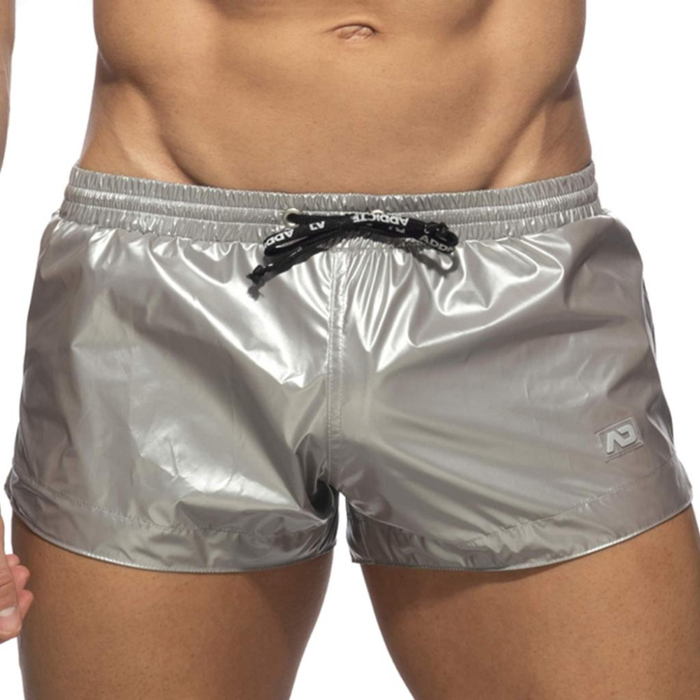 ADDICTED 低腰迷你游泳短褲 泳池派對  AD運動四角泳褲 休閒短褲 透明泳褲 透視感 AD2250-細節圖8