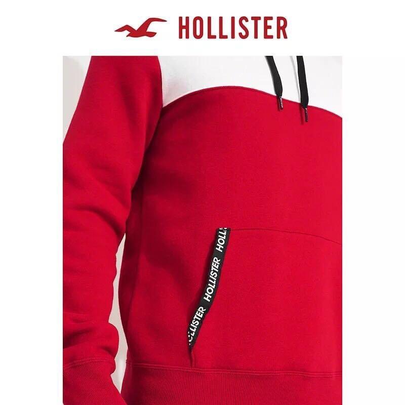 全新正品 Hollister 經典標誌 潮連帽T恤 海鷗 S號 男士 帽T  潮T-細節圖5