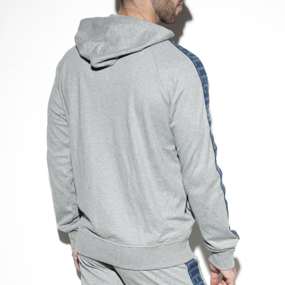 【ES Collection】經典款運動外套 ES優質棉健身連帽外套 - SP192  《Men Style》-細節圖4