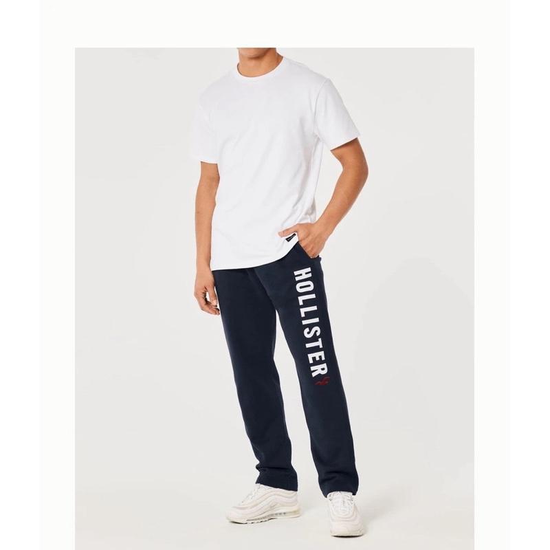 全新正品 Hollister 經典Logo保暖棉褲 海鷗休閒運動長褲-細節圖2