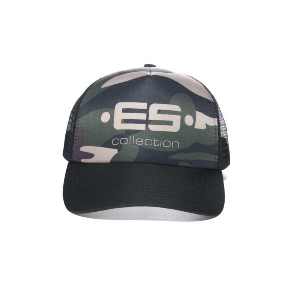 【ES Collection】經典LOGO迷彩棒球帽 ES運動鴨舌帽 老帽 復古洗舊 運動休閒帽 帽子 CAP003-細節圖2