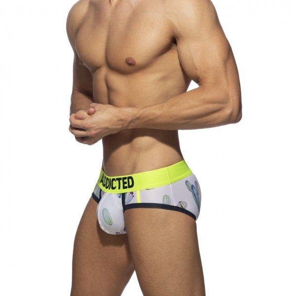 【ADDICTED】CACTUS SWIMDERWEAR 仙人掌泳裝運動三角褲 可當泳褲 - AD1005-細節圖2