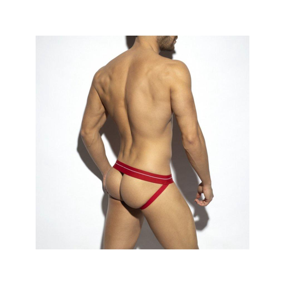 【ES Collection】UN2013 葉片圖案後空三角褲  ES樹葉設計運動三角內褲-《Men Style》-細節圖3