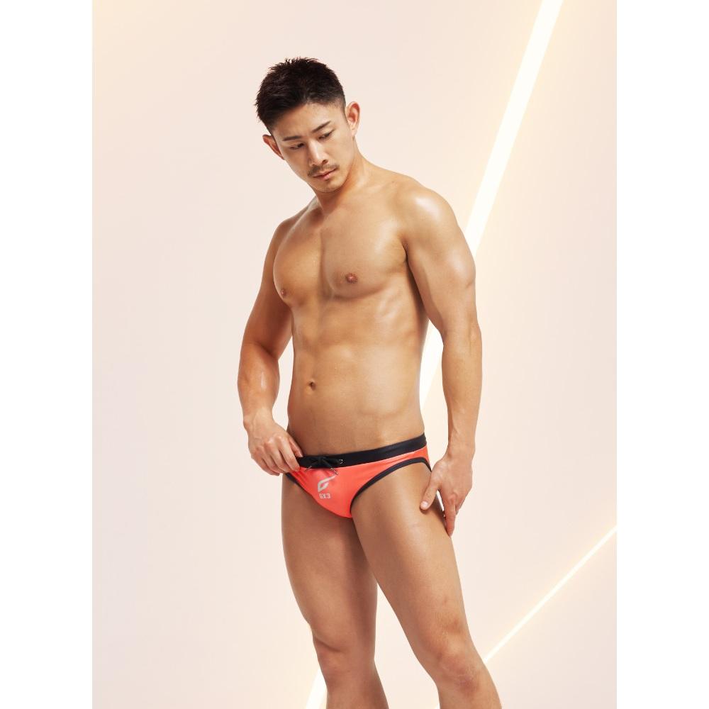 日本 GX3 競速型螢光系三角泳褲 霓虹色性感泳褲 派對必備 1條裝 K2434-細節圖5