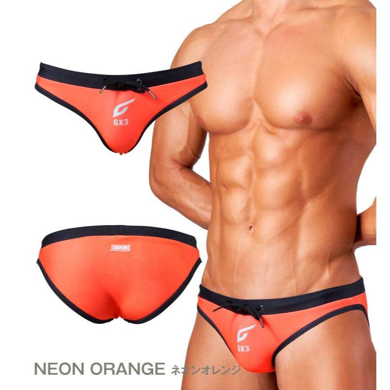 日本 GX3 競速型螢光系三角泳褲 霓虹色性感泳褲 派對必備 1條裝 K2434-細節圖7