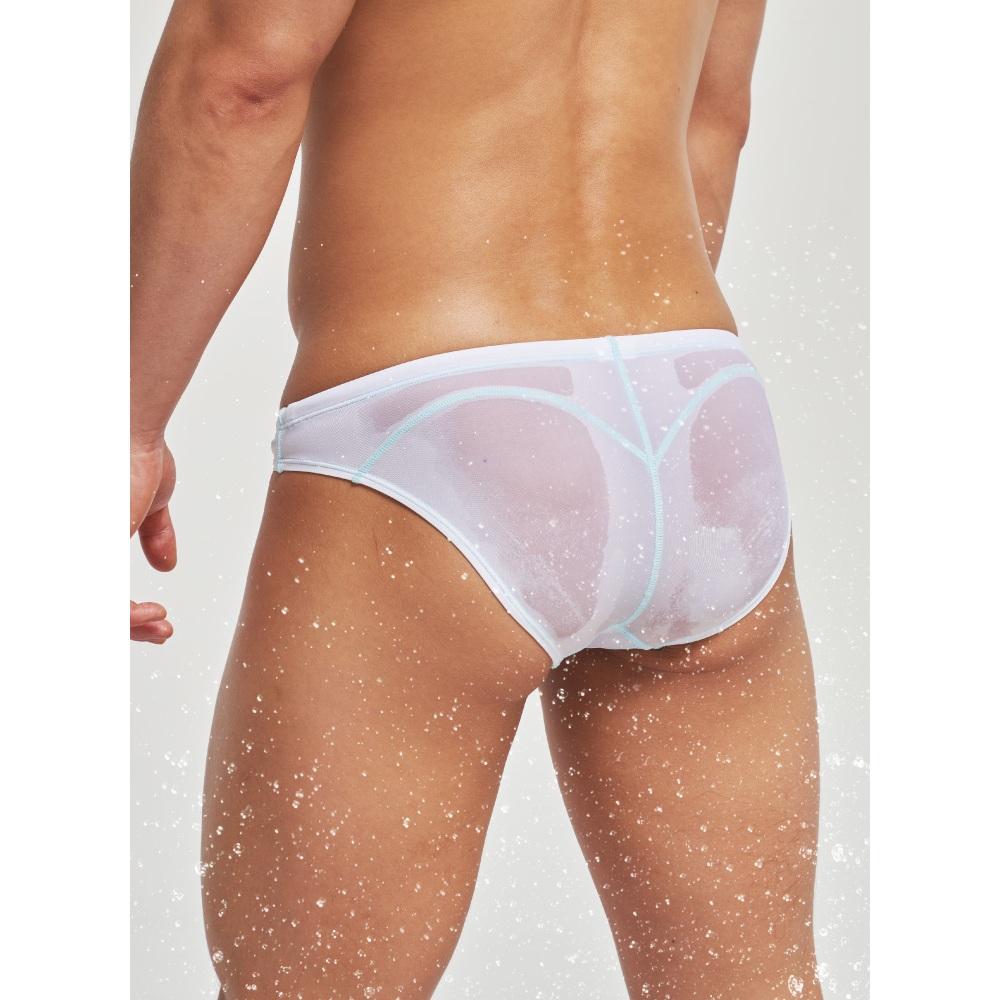 GX3 Sheer 競速型極薄透比基尼三角泳褲 日本透感運動比基尼泳褲 透明時尚泳裝 日曬 野裸 1入 K2433-細節圖3