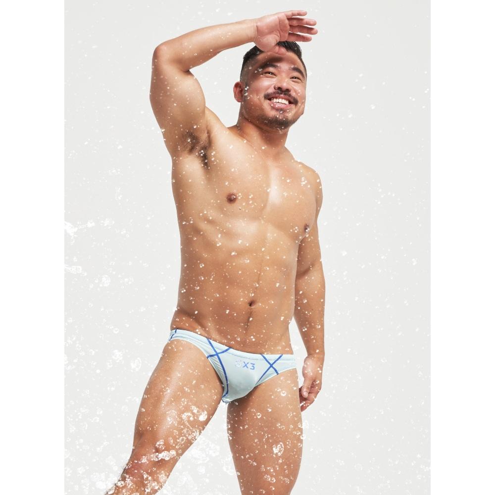 GX3 Sheer 競速型極薄透比基尼三角泳褲 日本透感運動比基尼泳褲 透明時尚泳裝 日曬 野裸 1入 K2433-細節圖5