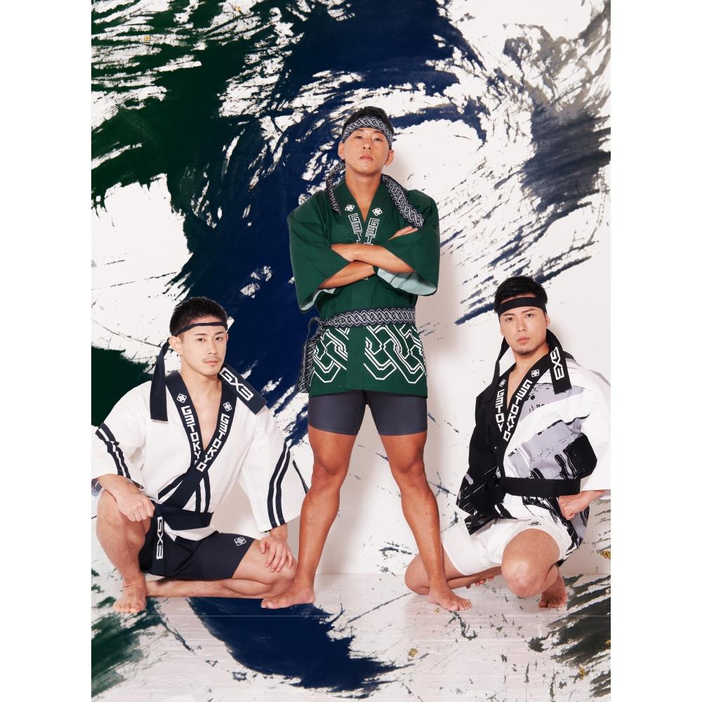 日本 GX3 日式傳統服裝法被 時尚派對遊行 日本傳圖案造型 外套 節慶祭典1入 K2421-細節圖3