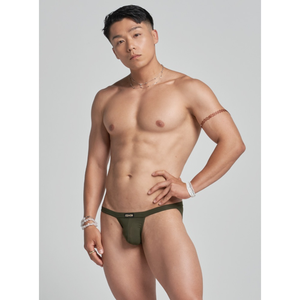 日本 GX3 頂級親膚MICRO比基尼三角褲 莫蘭迪色時尚奢華比基尼內褲 2條裝 K2455-細節圖5