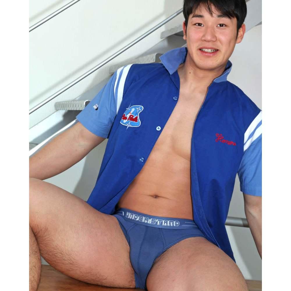 日本UNDERSTAND 低腰三角褲  男性基本款內褲 410藍色 U1013-細節圖7