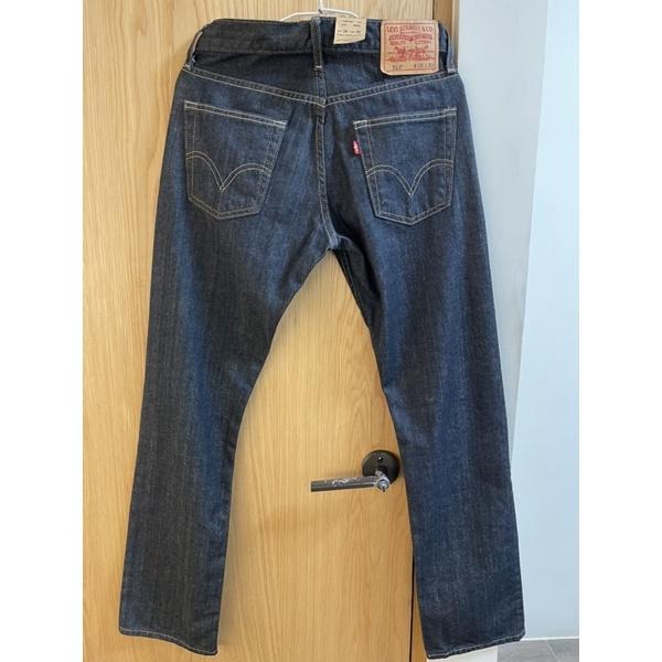 全新正品 Levi’s經典原色牛仔褲 復古刷色合身直筒牛仔褲 男版28腰-細節圖2