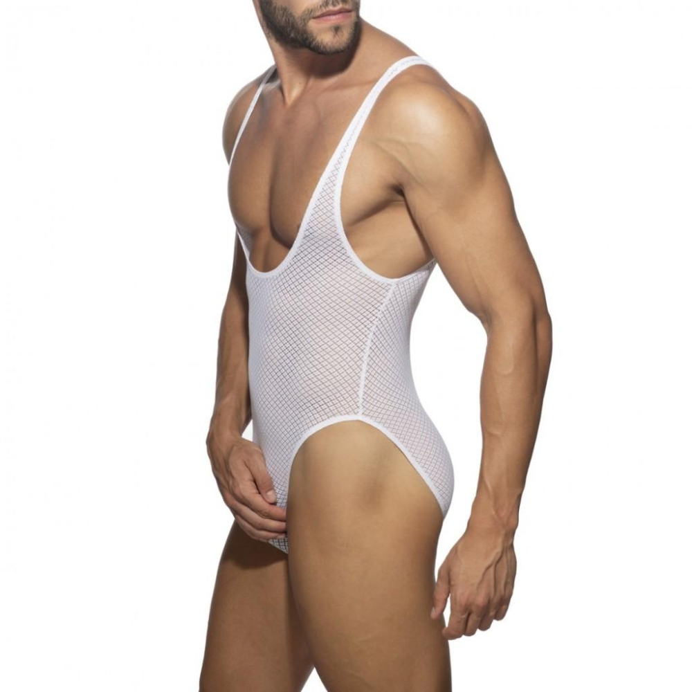 ADDICTED 夢幻鑽石蕾絲 透視 連身內衣 AD 合身內搭 塑身衣 薄透連體衣 透明內褲 連身衣 AD1113-細節圖3