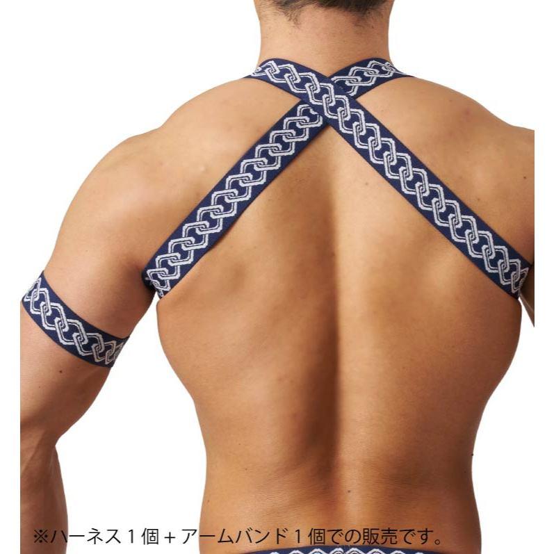 GX3 日本傳統圖案 胸甲 日式 肩帶 臂環 1條裝 K2578-細節圖7