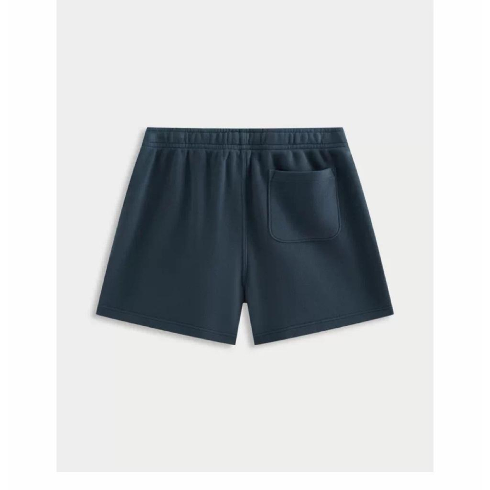 A&F 經典Logo 抓絨棉褲 高彈性柔軟面料 刷毛棉褲 休閒運動短褲 男版-細節圖3