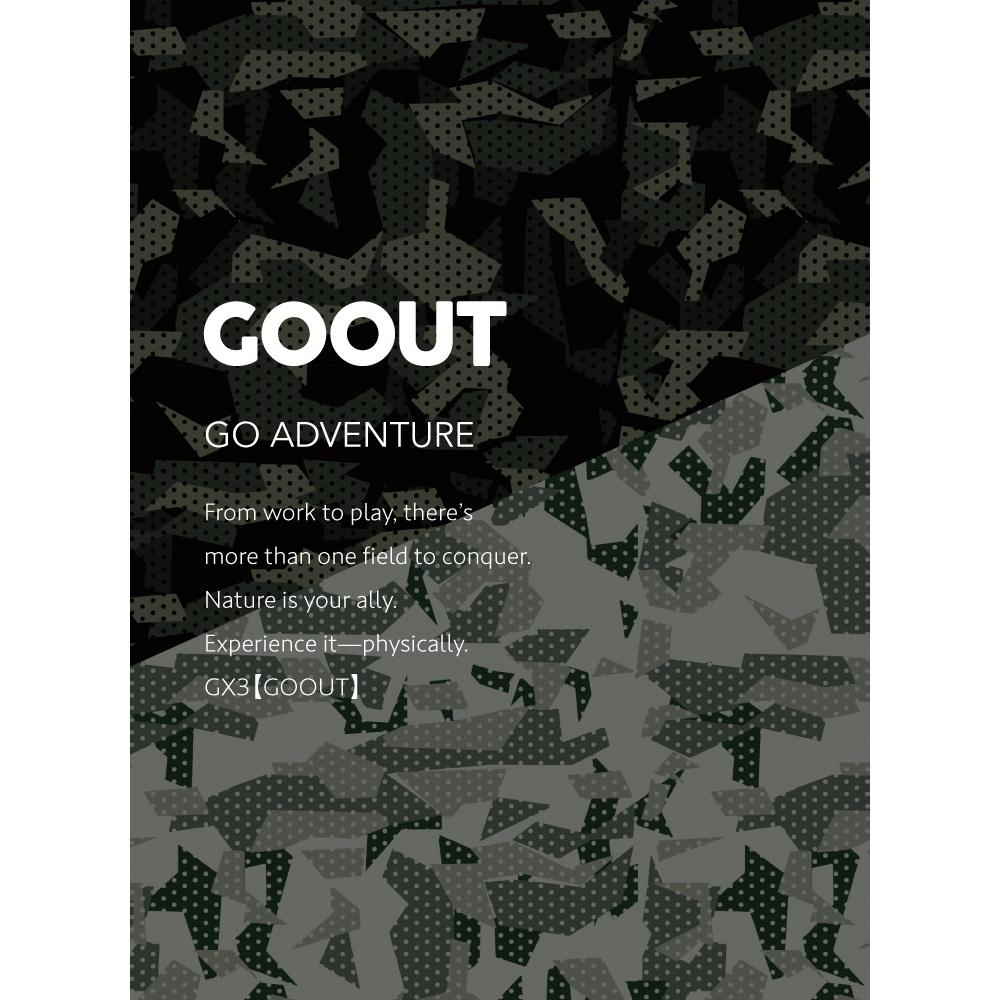 GX3 日本 GOOUT 網眼 透氣 迷彩 運動短褲 網狀 修身健身短褲 透視感 1條裝 K2549-細節圖8