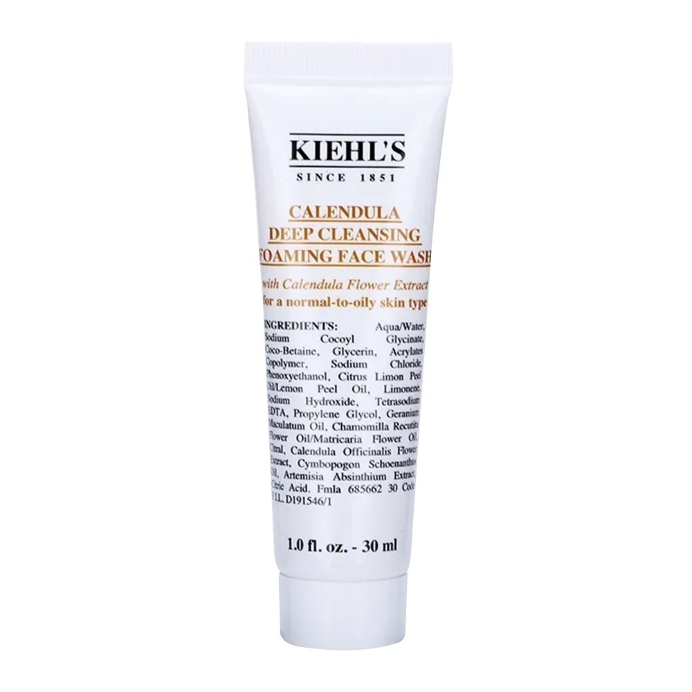 【買1送1】KIEHL＇S金盞花 植物精華潔面泡泡凝露30ML-細節圖2