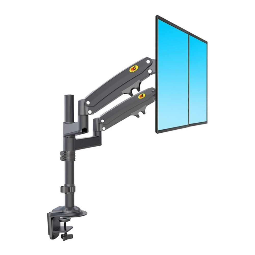 NB North Bayou 22-32吋桌上型氣壓式液晶雙螢幕架 雙螢幕架首選 H180-細節圖2