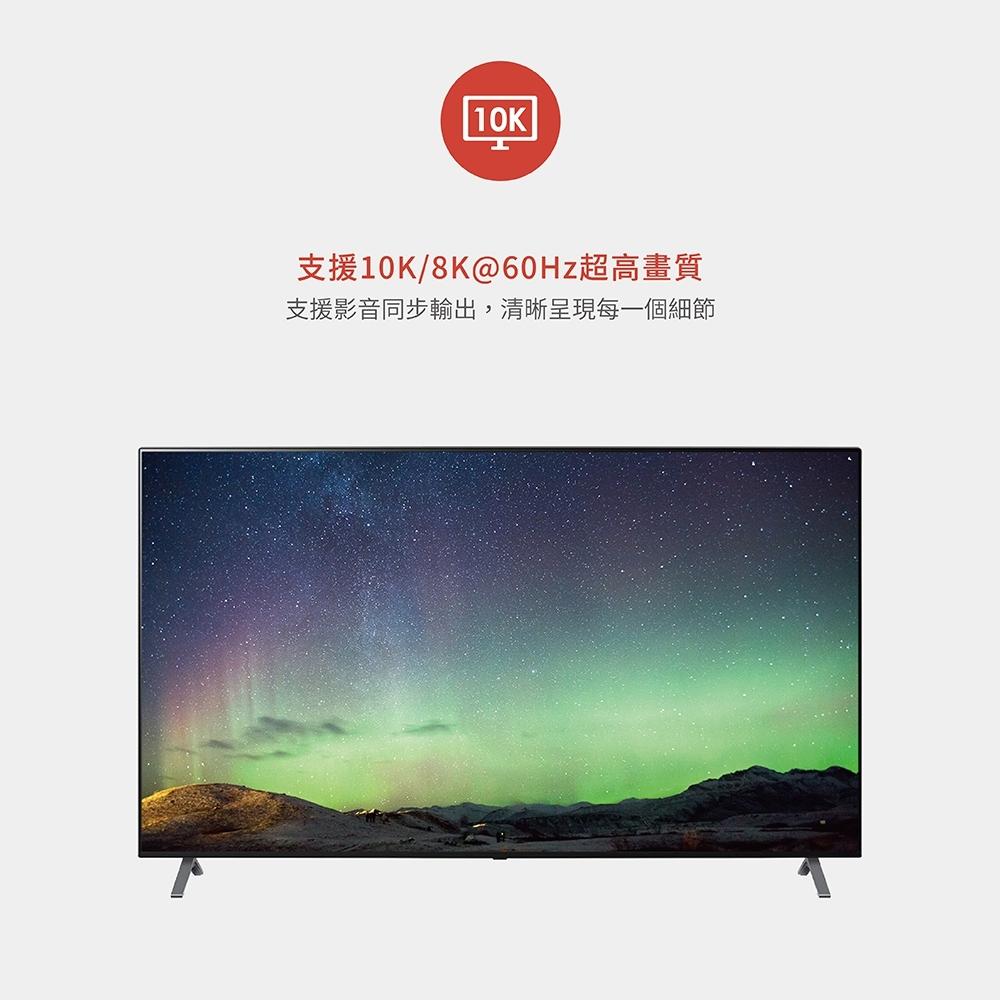 Soodatek 鋅合金編織高解析10K HDMI 2.1影音傳輸線 1M / 2M / 2.5M-細節圖3