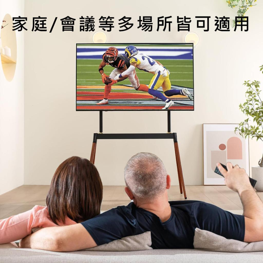 Katai 32-86吋固定式液晶電視立架 木質立架 電視落地架 電視腳架 廣告刊板架 螢幕架-細節圖2