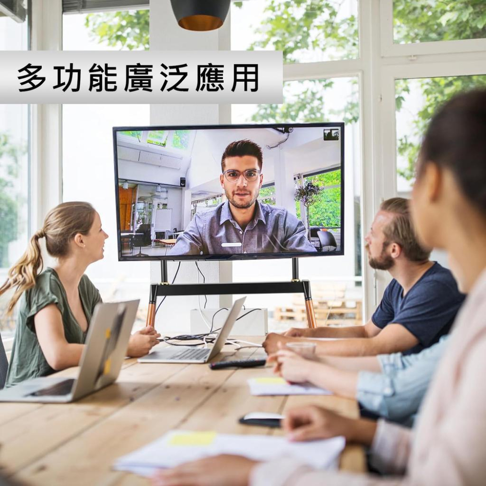 Katai 32-86吋固定式液晶電視立架 木質立架 電視落地架 電視腳架 廣告刊板架 螢幕架-細節圖3