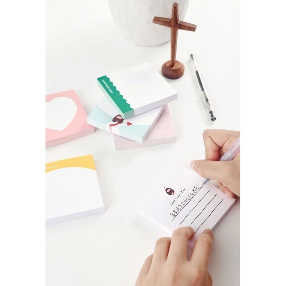 💫初心角落💫便利貼  筆記 便條紙 重複撕貼 隨時的恩典 幸福小組 基督教禮物-細節圖3