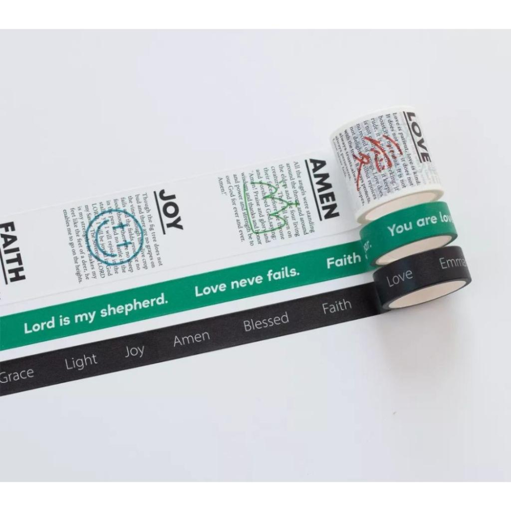 💫初心角落💫手帳膠帶 無痕膠帶 和紙 天父的暖心鼓勵 #幸福小組 #福音商品 #光鹽生活館-細節圖4