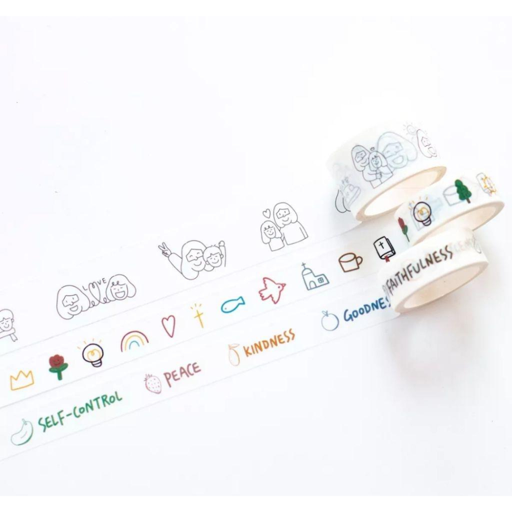 💫初心角落💫手帳膠帶 無痕膠帶 和紙 天父的暖心鼓勵 #幸福小組 #福音商品 #光鹽生活館-細節圖5