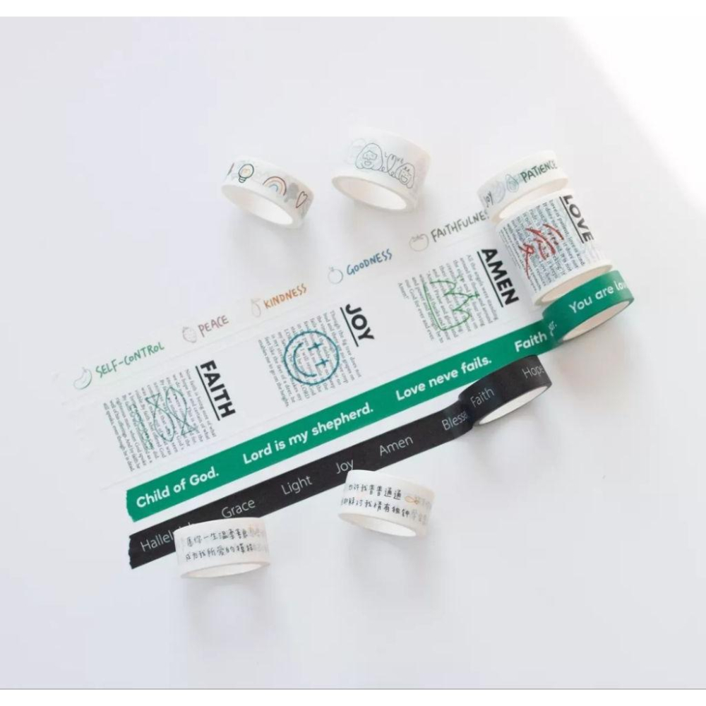 💫初心角落💫手帳膠帶 無痕膠帶 和紙 天父的暖心鼓勵 #幸福小組 #福音商品 #光鹽生活館-細節圖6