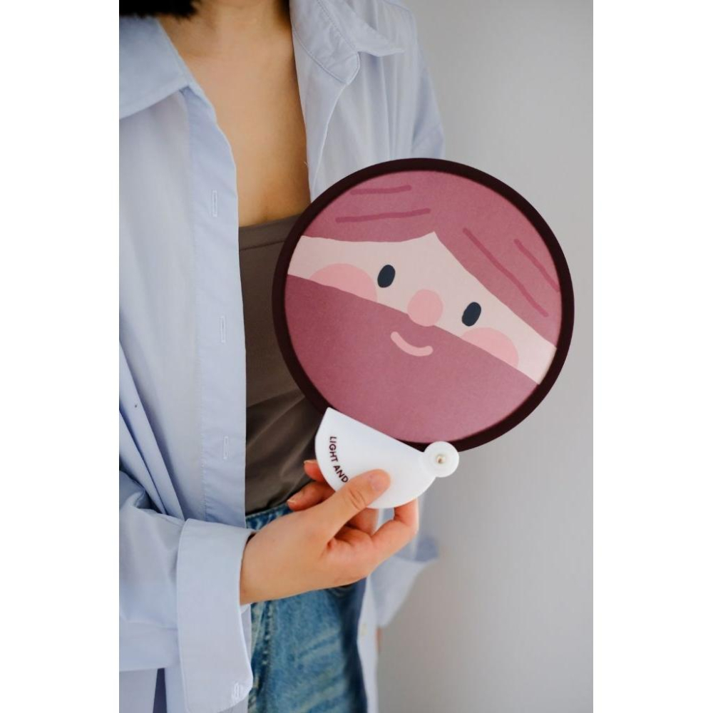 💫 初心角落💫原創 便攜可收納扇子 夏日超實用 降溫 #光鹽生活館 #幸福小組 #受洗禮物 #福音商品-細節圖2