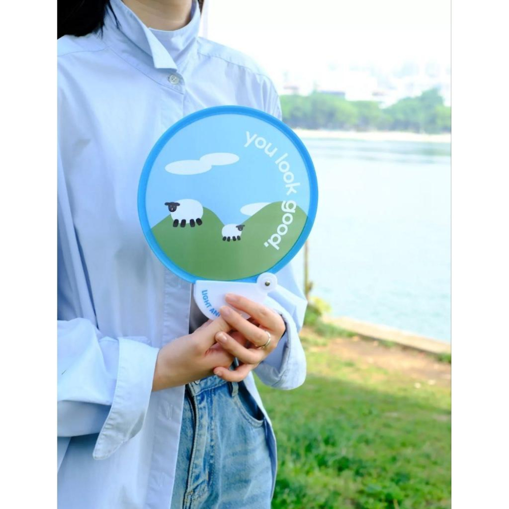 💫 初心角落💫原創 便攜可收納扇子 夏日超實用 降溫 #光鹽生活館 #幸福小組 #受洗禮物 #福音商品-細節圖3