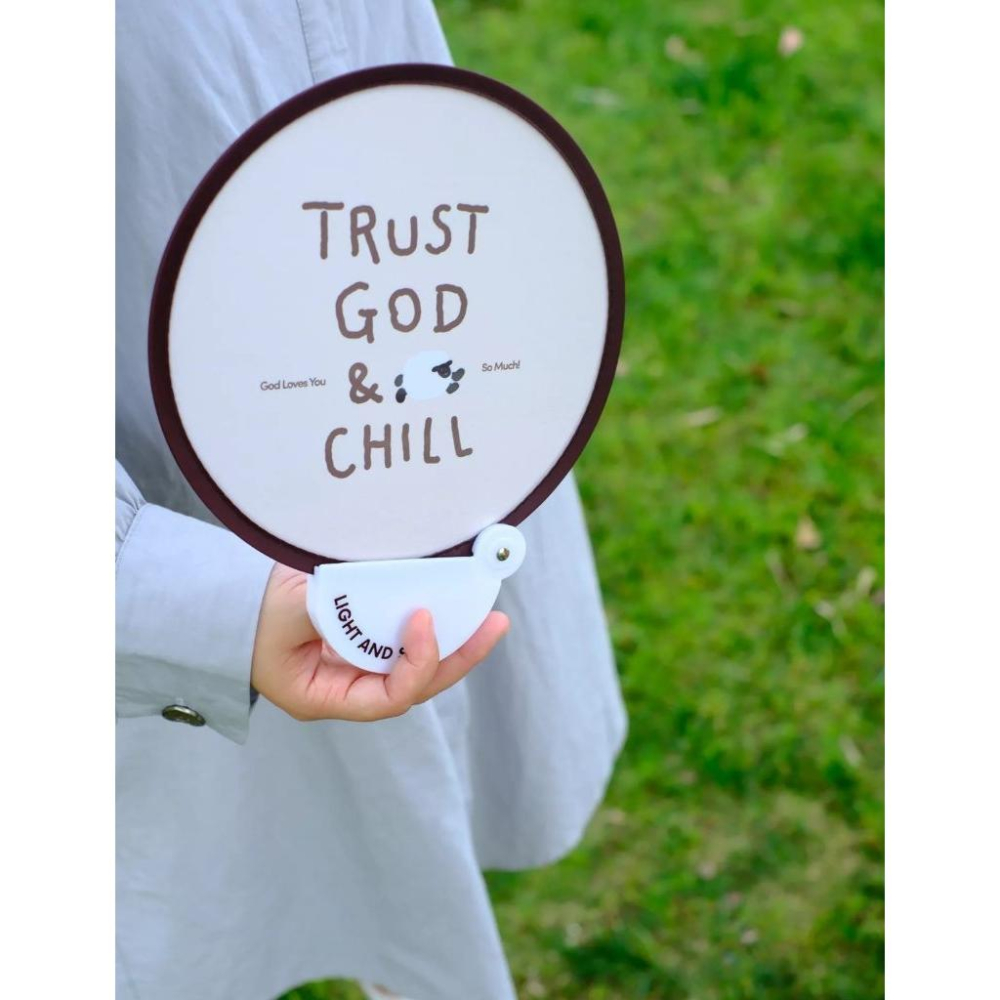 💫 初心角落💫原創 便攜可收納扇子 夏日超實用 降溫 #光鹽生活館 #幸福小組 #受洗禮物 #福音商品-細節圖4