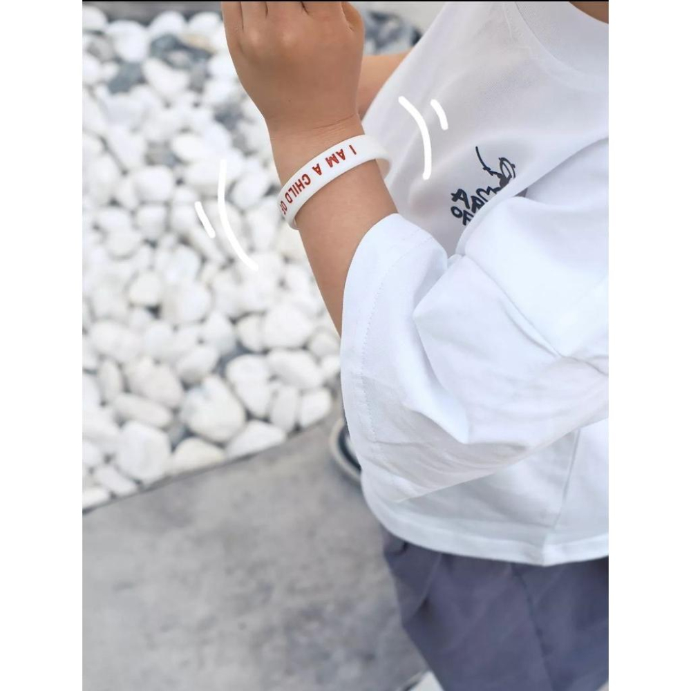 💫初心角落💫兒童手環 矽膠手環 美好祝福 上帝愛我 #基督教 #幸福小組 #福音商品-細節圖3