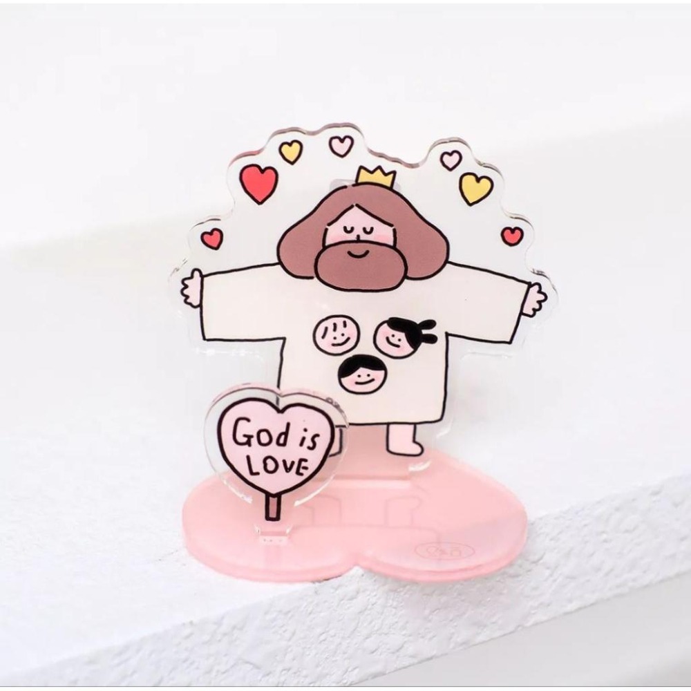 💫初心角落💫卡通立牌桌面擺飾 附夾子可夾便條紙 溫暖的話語 #幸福小組 #受洗禮物 #福音商品-細節圖2