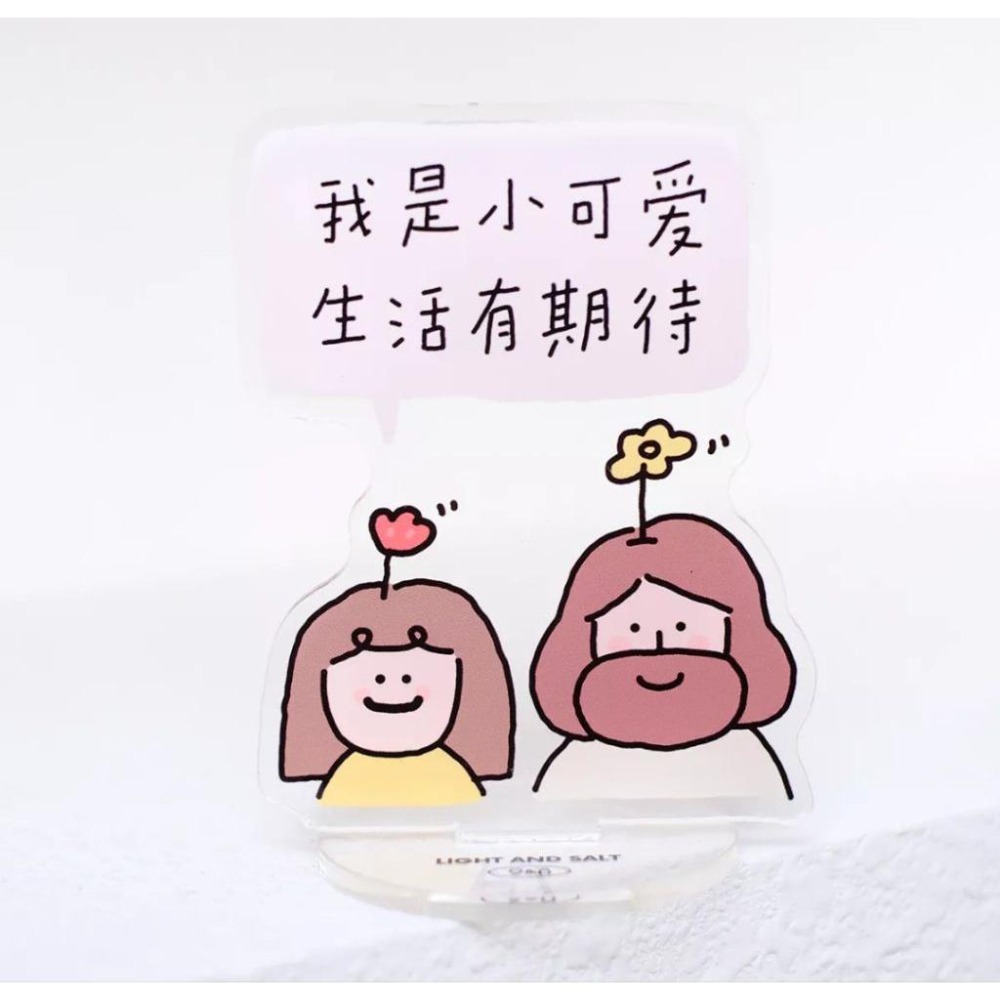 💫初心角落💫卡通立牌桌面擺飾 附夾子可夾便條紙 溫暖的話語 #幸福小組 #受洗禮物 #福音商品-細節圖3