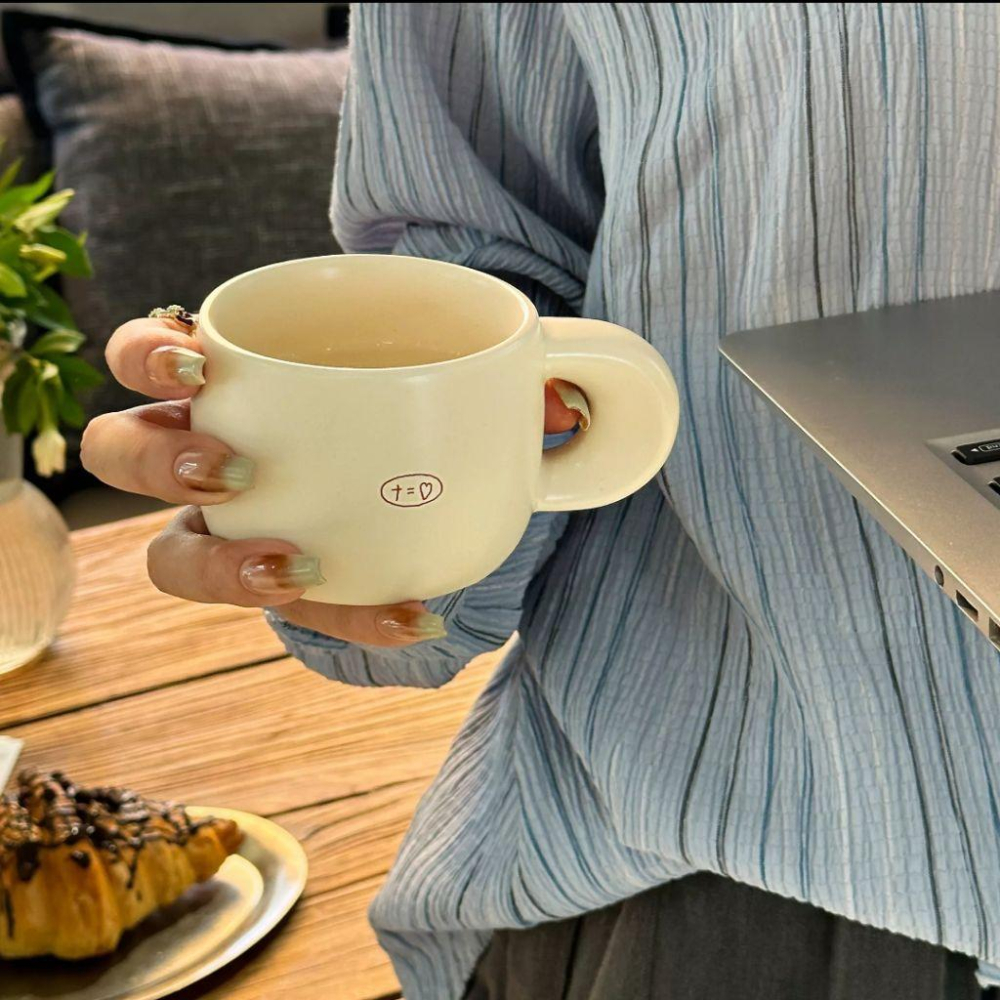 💫初心角落💫Praise Anytime 陶瓷 馬克杯 讚美 咖啡杯 牛奶杯 禮物 基督教禮物 受洗禮物 幸福小組-細節圖5