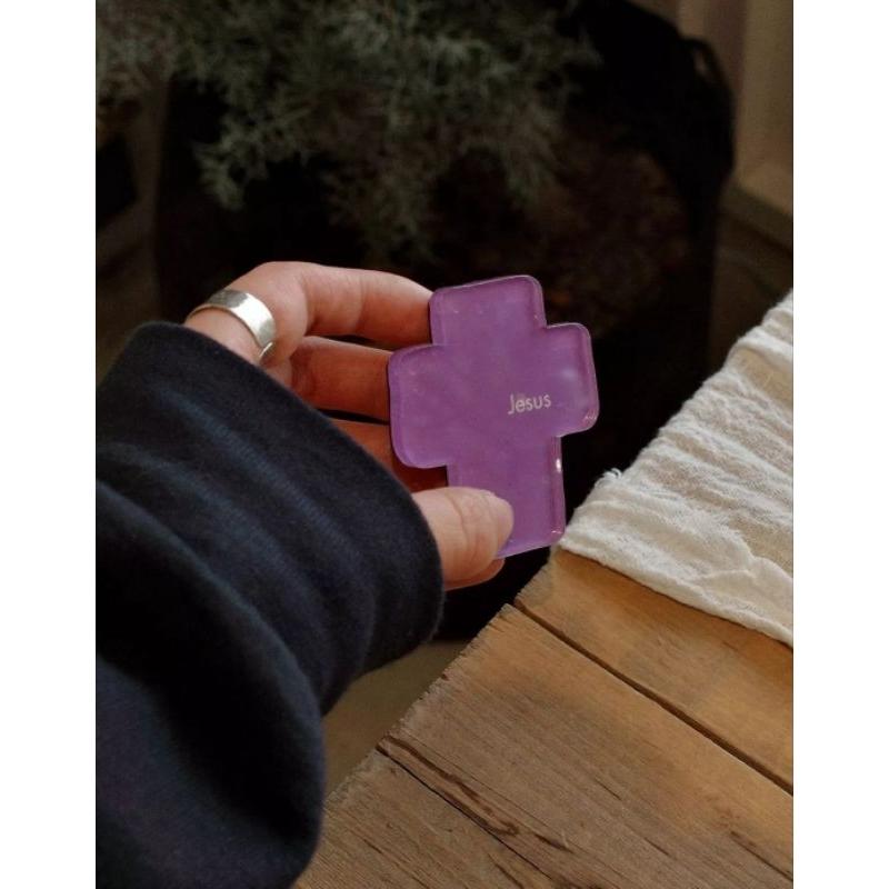 💫初心角落💫原創商品 插畫壓克力冰箱磁貼 耶穌愛你 光鹽生活館 幸福小組 受洗禮物 基督教 福音商品-細節圖5